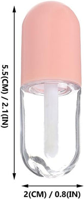 Elevate Your Beauty Routine with 8Pcs Refillable Pink Lip Gloss Tubes - Perfect for DIY Cosmetics and On-the-Go Glam!