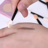 100PCS Dual-Sided Disposable Eyeshadow Brushes - Nylon Makeup Applicator Sets and Kits