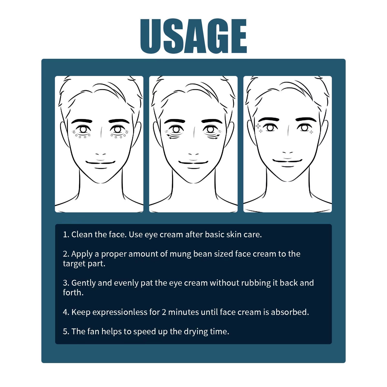 Men's Eye Cream for Dark Circle Reduction, Fine Line Minimization, Puffiness Relief, and Moisturizing Anti-Aging Care