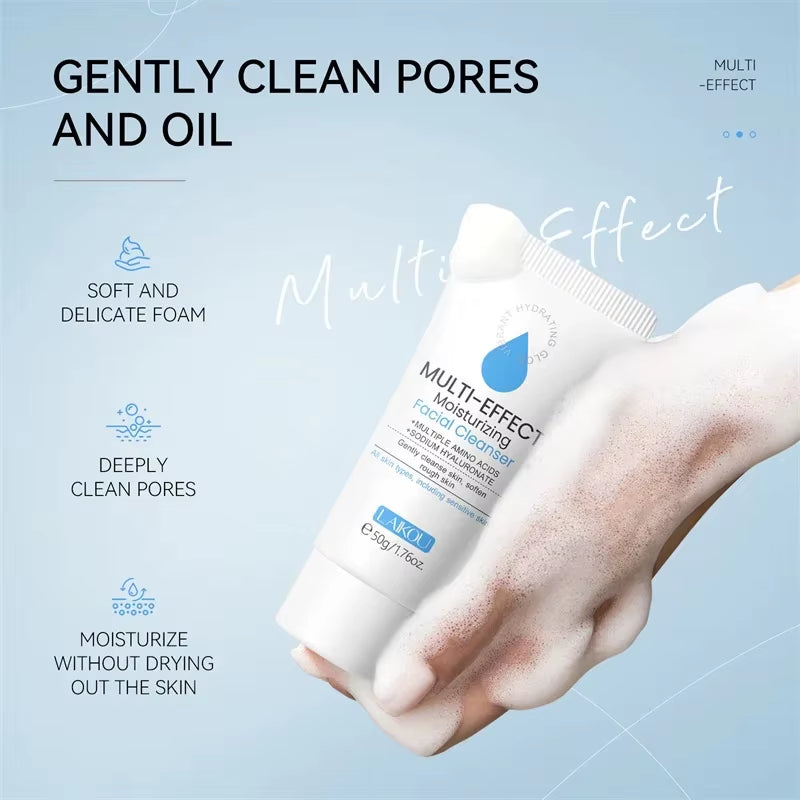 Deep Cleansing Facial Foam for Dark Spot Removal, Acne Mark Treatment, Pore Refinement, Blackhead Control, and Oil Regulation