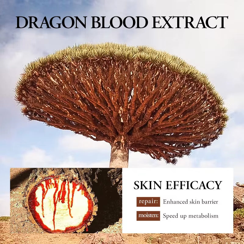 Ganoderma Lucidum Dragon Blood Facial Serum and Moisturizing Emulsion for Refreshing Skin Care