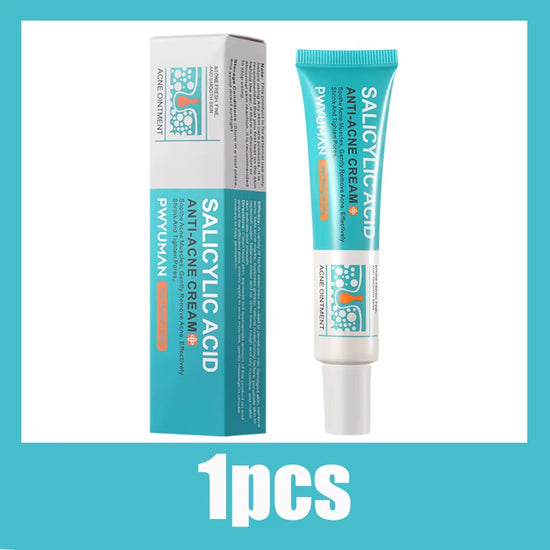 Salicylic Acid Acne Treatment Cream for Pore Cleansing, Redness Reduction, and Moisturizing Skin Care