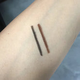 3-Piece Set of Waterproof Retractable Eyeliner Pencils in Black and Brown for Women