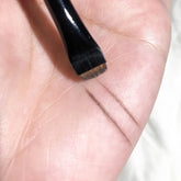 3-Piece Set of Precision Eyeliner and Eyebrow Brushes for Contouring and Makeup Application