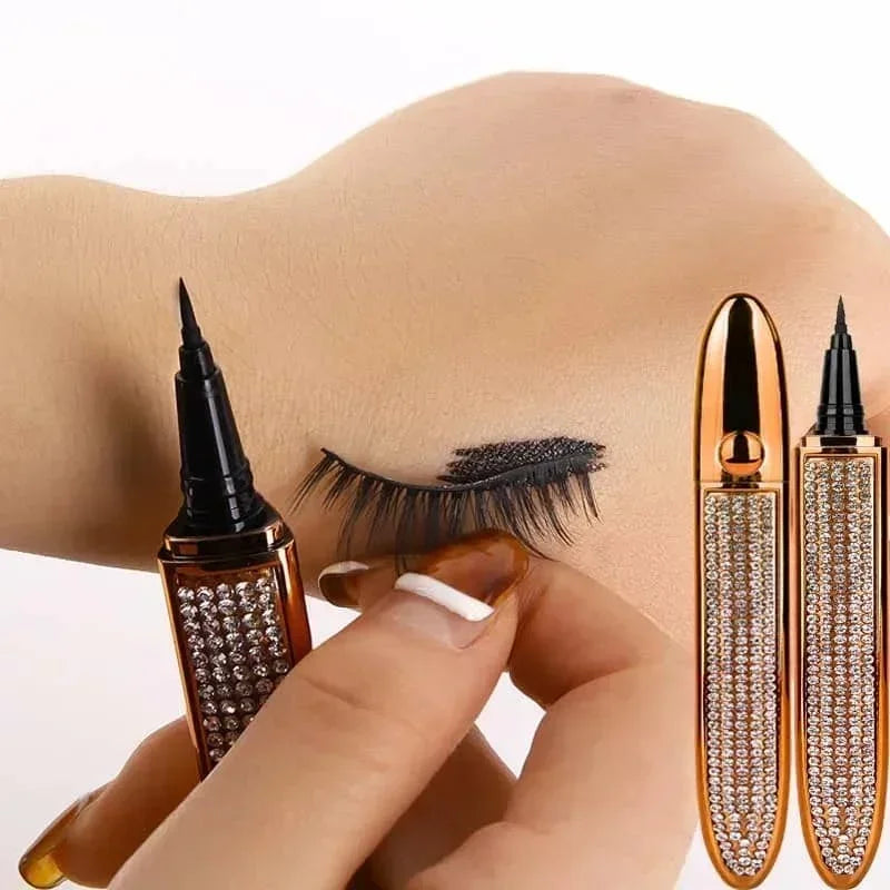 2-in-1 Self-Adhesive Eyelash  - Long-Lasting, No Glue, Non-Magnetic, Quick-Drying Formula