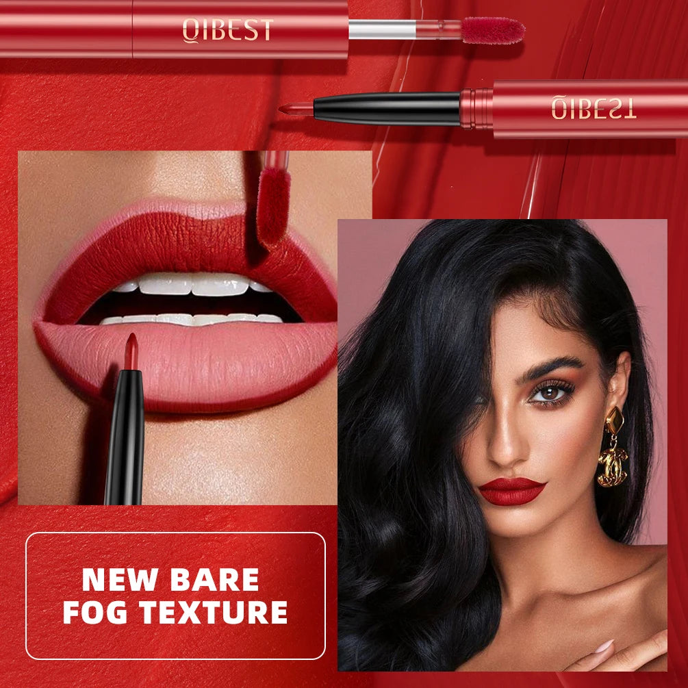 Transform Your Look with Our Double-End Waterproof Lip Gloss and Lipstick Pencil Set – Long Lasting Matte Lip Liner Available in 6 Stunning Colors!