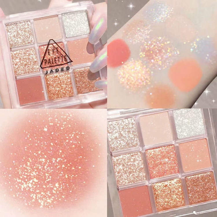 - Butter Orange and Brown Shades with Pearly, Matte, and Glitter Finishes for Long-Lasting Eye Makeup