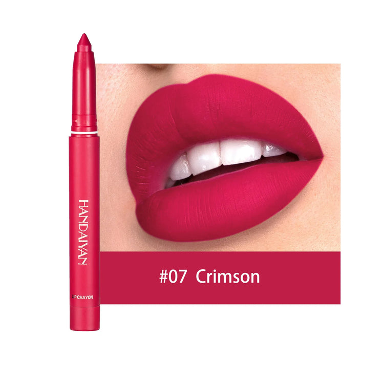 LuxeLip Vault™ by Handayan – 12 Matte Nude & Pink Shades for All-Day Perfection