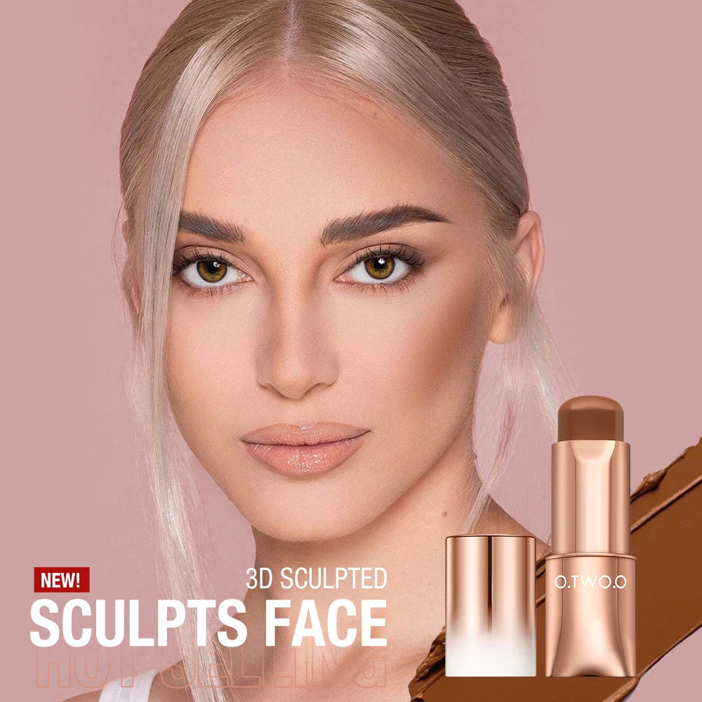 Long-Wear Contour Stick - Lightweight Cream for Sculpting, Concealing, and Bronzing