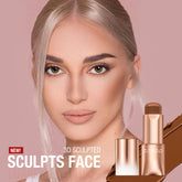 Long-Wear Contour Stick - Lightweight Cream for Sculpting, Concealing, and Bronzing