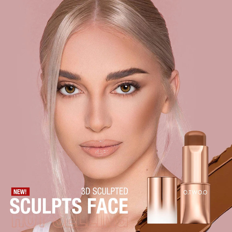 Long-Wear Contour Stick - Lightweight Cream for Sculpting, Concealing, and Bronzing