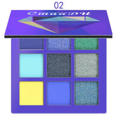 Nude Eyeshadow Palette - 9 Shades of Matte and Shimmer Pigmented Earth Tones