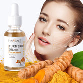 5-Piece Turmeric Facial Care Set: Acne Cleansing Cream, Anti-Aging Serum, and Dark Spot Moisturizer for Radiant Skin