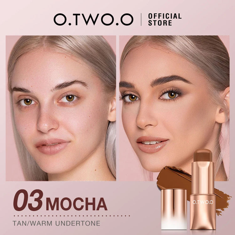 Long-Wear Contour Stick - Lightweight Cream for Sculpting, Concealing, and Bronzing