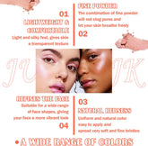 6 Colors Blush Palette,Shimmer Silky Matte Blush Powder Palette,Professional Cute Face Contour Highlighter Blush Palette with Blush Makeup Brush