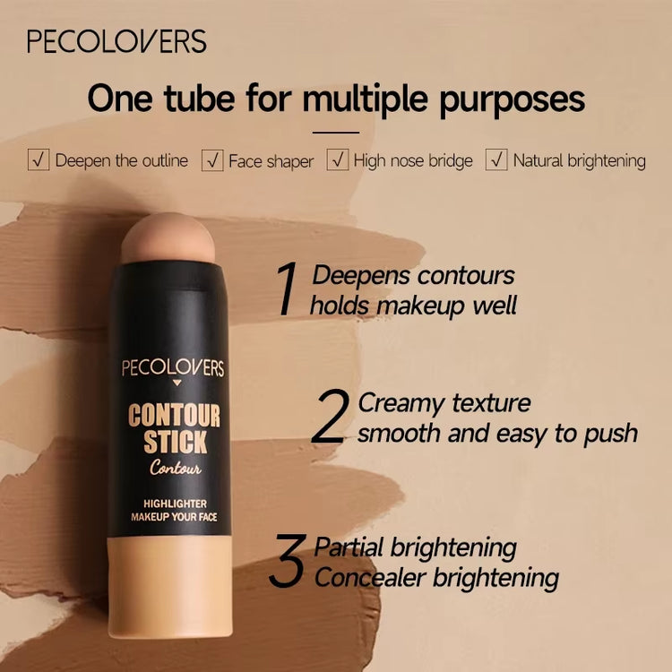 Full Coverage Concealer and Foundation Stick for Blemish and Dark Circle Correction - Face Makeup Primer Pen