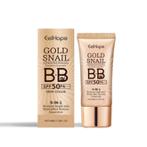 Gold Snail BB Cream SPF 50 - Moisturizing Sunscreen Makeup with Long-Lasting Concealing Properties