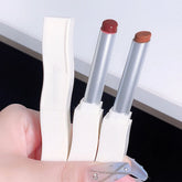 6-Color Moisturizing Mirror Lip Gloss in Nude Shades - Long-Lasting Liquid Lipstick in Elegant Transparent Tube with Floral Design
