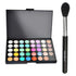 40-Color Matte Eyeshadow Palette - Earth Tone Collection with Glitter, Waterproof Formula, Long-Lasting Wear, Includes Eyeshadow Brush