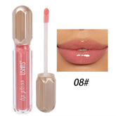 Glitter Pearlescent Moisturizing Lip Gloss - Long-Lasting, Non-Stick, Shimmering Red  for Women