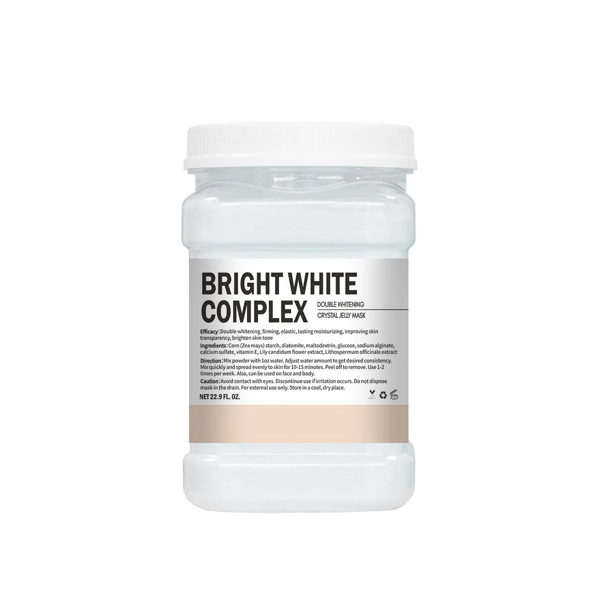 650G Enzyme Crystal Facial Mask Powder - Moisturizing Carrot and Rose Petal Jelly Face Care for Dropshipping