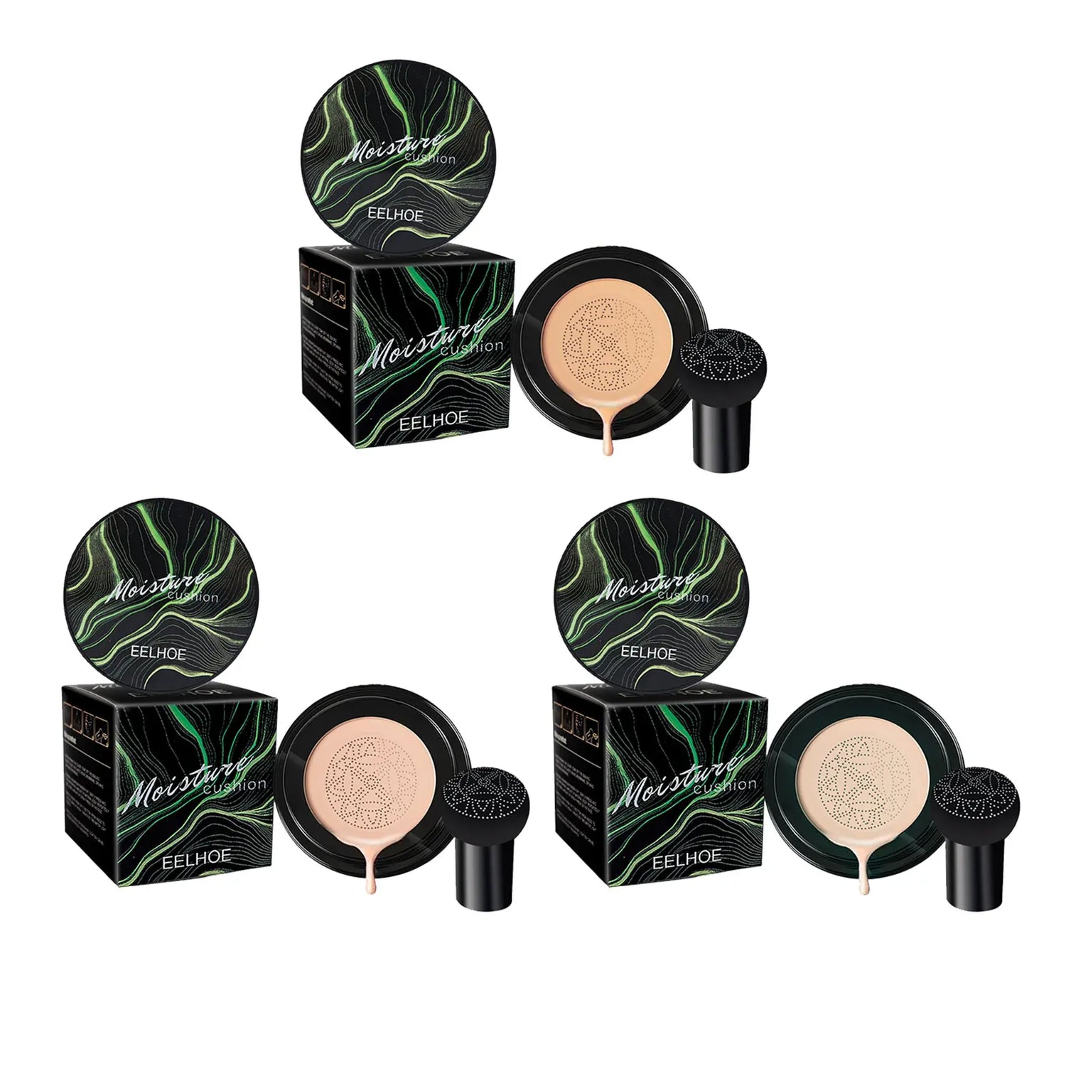 Professional Mushroom Air Cushion CC Cream - Waterproof Brightening Foundation with Concealing Properties