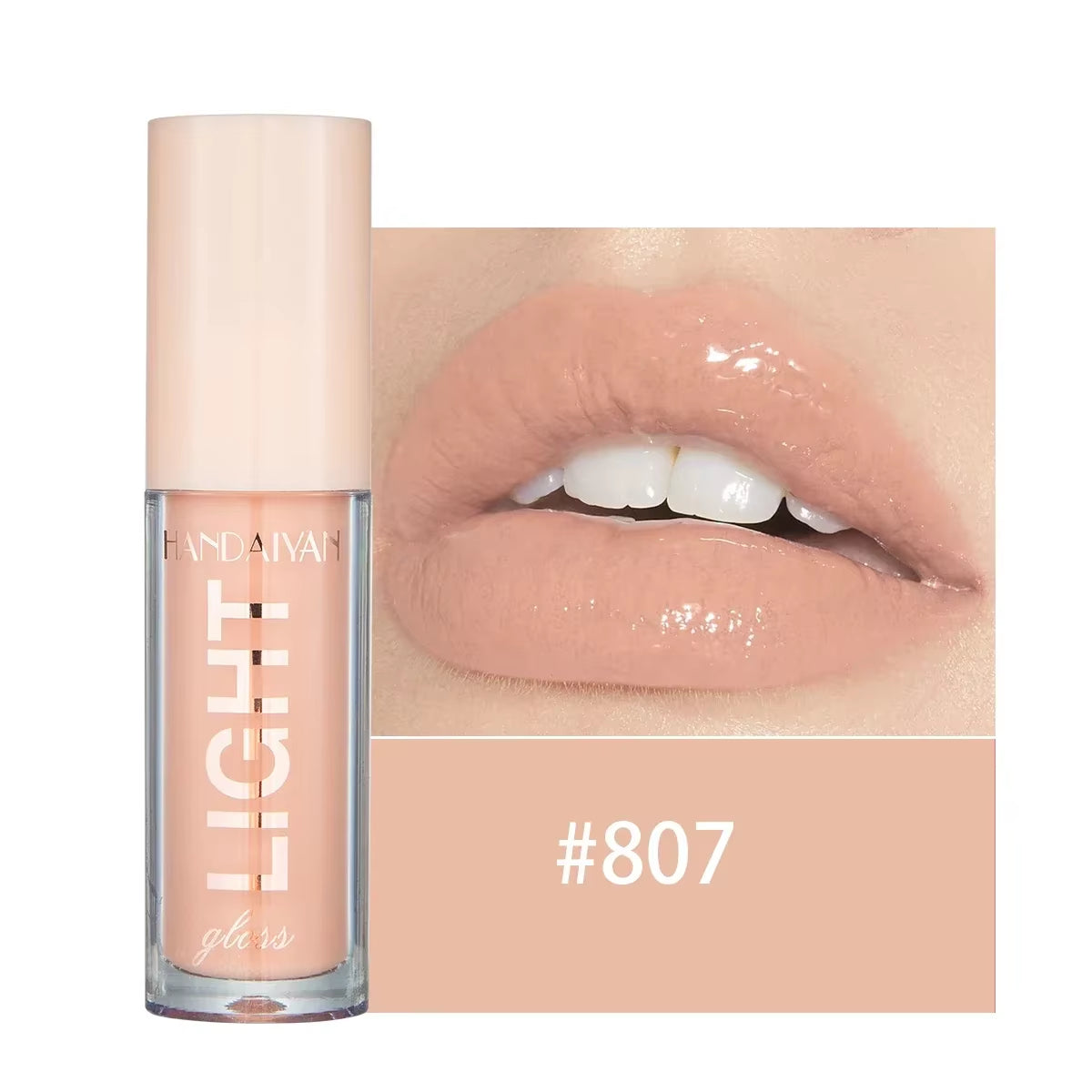 Glitter Pearlescent Moisturizing Lip Gloss - Long-Lasting, Non-Stick, Shimmering Red  for Women
