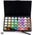 40-Color Matte Eyeshadow Palette - Earth Tone Collection with Glitter, Waterproof Formula, Long-Lasting Wear, Includes Eyeshadow Brush