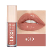Glitter Pearlescent Moisturizing Lip Gloss - Long-Lasting, Non-Stick, Shimmering Red  for Women